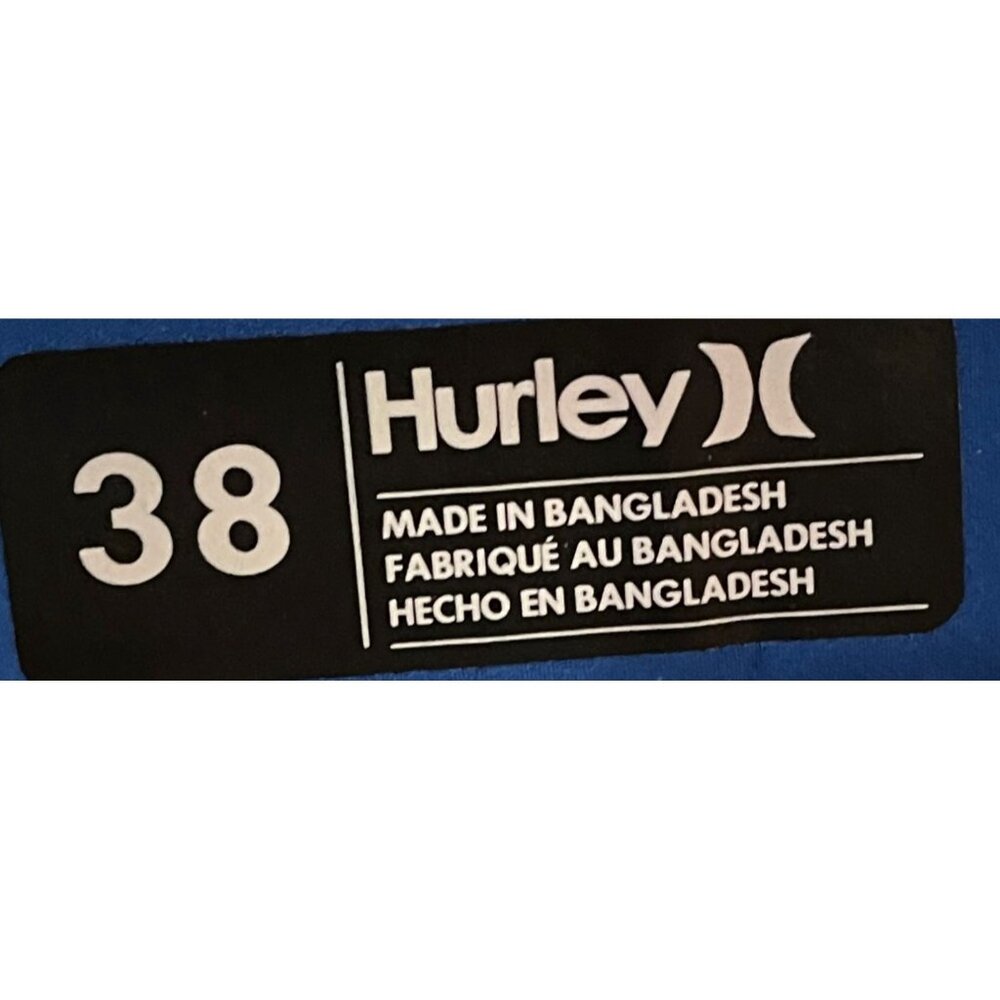 Hurley Mens Boardshorts Size 38 7.5" Inseam 18" Outseam Water Repellent & 4-Way - Picture 5 of 6